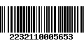 Código de Barras 2232110005653