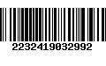 Código de Barras 2232419032992