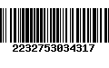 Código de Barras 2232753034317