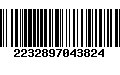 Código de Barras 2232897043824