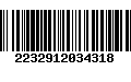 Código de Barras 2232912034318