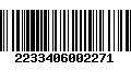 Código de Barras 2233406002271