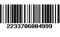 Código de Barras 2233706004999