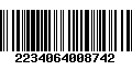 Código de Barras 2234064008742