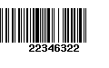 Código de Barras 22346322