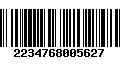 Código de Barras 2234768005627