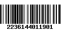 Código de Barras 2236144011901