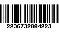 Código de Barras 2236732004223