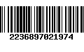 Código de Barras 2236897021974