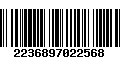 Código de Barras 2236897022568