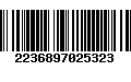 Código de Barras 2236897025323