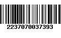 Código de Barras 2237070037393