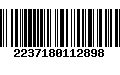 Código de Barras 2237180112898