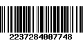 Código de Barras 2237284007748