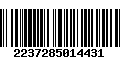 Código de Barras 2237285014431