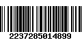 Código de Barras 2237285014899