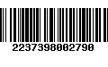 Código de Barras 2237398002790