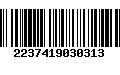 Código de Barras 2237419030313