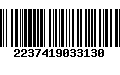 Código de Barras 2237419033130