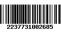 Código de Barras 2237731002685