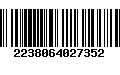 Código de Barras 2238064027352