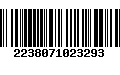 Código de Barras 2238071023293