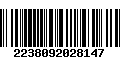 Código de Barras 2238092028147