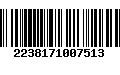 Código de Barras 2238171007513