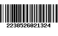 Código de Barras 2238526021324