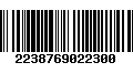 Código de Barras 2238769022300