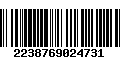 Código de Barras 2238769024731