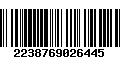 Código de Barras 2238769026445