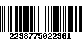 Código de Barras 2238775022301