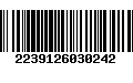 Código de Barras 2239126030242