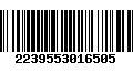 Código de Barras 2239553016505