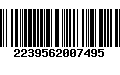 Código de Barras 2239562007495