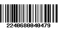 Código de Barras 2240680040479