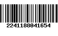 Código de Barras 2241188041654