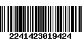 Código de Barras 2241423019424