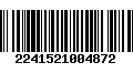 Código de Barras 2241521004872