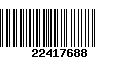 Código de Barras 22417688