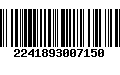 Código de Barras 2241893007150