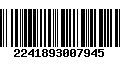 Código de Barras 2241893007945