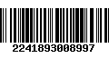 Código de Barras 2241893008997