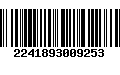 Código de Barras 2241893009253