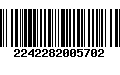 Código de Barras 2242282005702