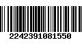 Código de Barras 2242391081550