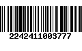 Código de Barras 2242411003777