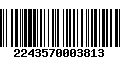 Código de Barras 2243570003813