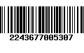 Código de Barras 2243677005307